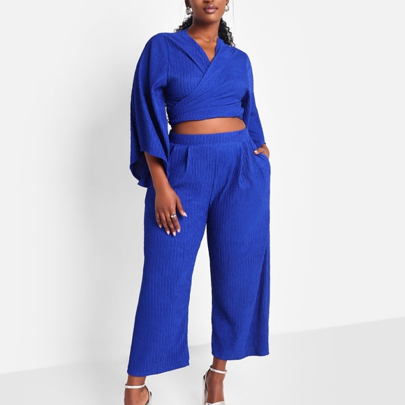 Rebdolls Pants - Rebdolls Kennedy Cropped Pant Set